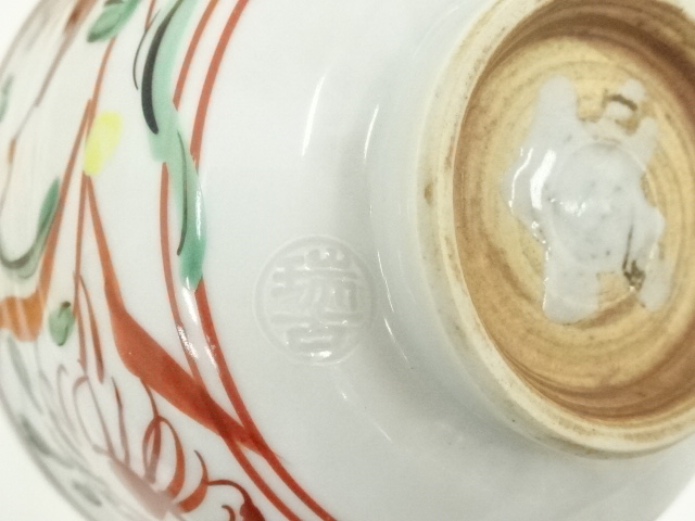 道具 ] - 道具 京焼 瑞古窯造 赤絵花鳥茶碗（共箱） | ネットショップ